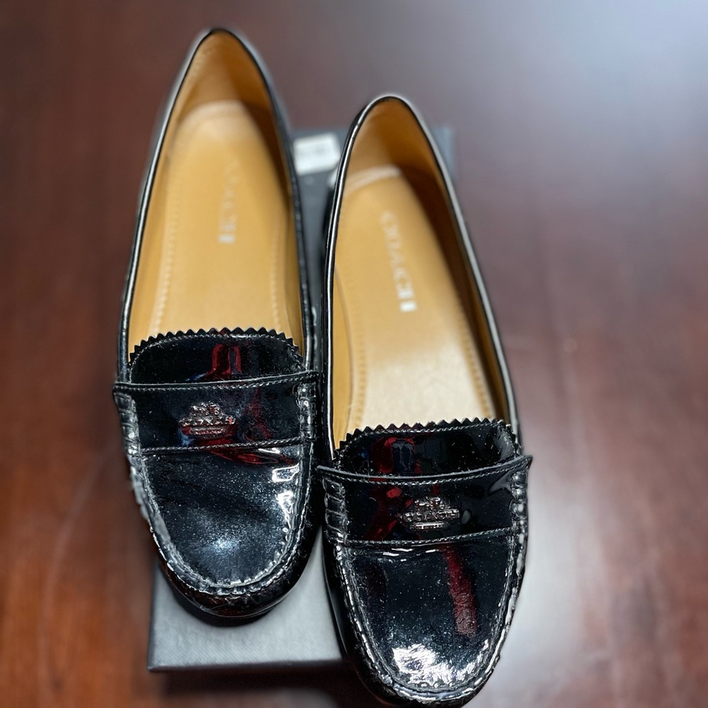 Coach Patent Leather Women's Loafers sz 8